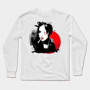 Japanese Girl Long Sleeve T-Shirt